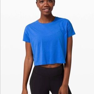 Lululemon cates tee wild bluebell 6